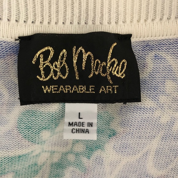 Bob Mackie Wearable Art Cardigan Sweater - Picture 8 of 10
